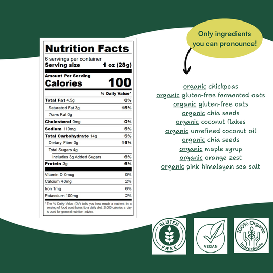 Orange Creamsicle Fermented Granola