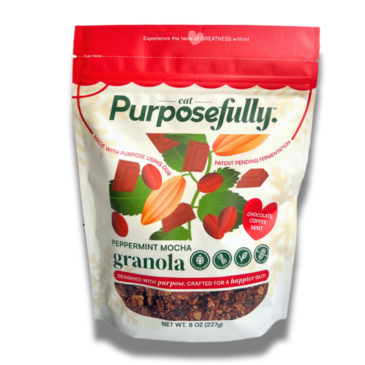Peppermint Mocha Fermented Granola