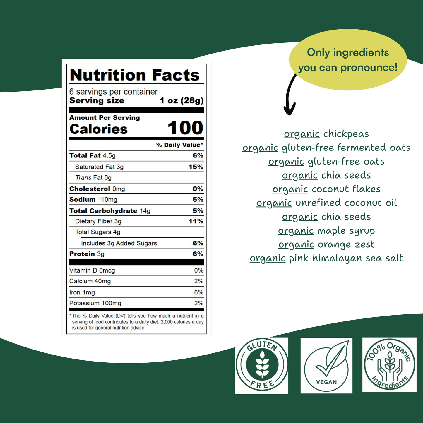 Orange Creamsicle Fermented Granola