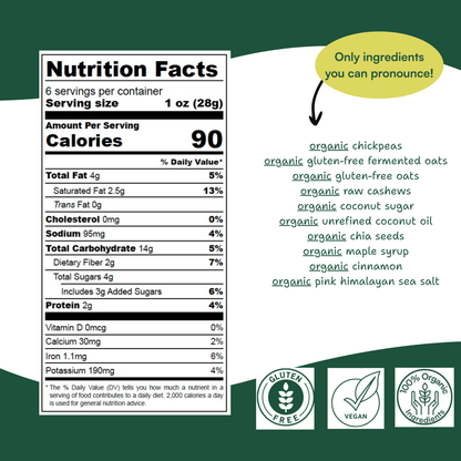 Original Cinnamon Cashew Fermented Granola