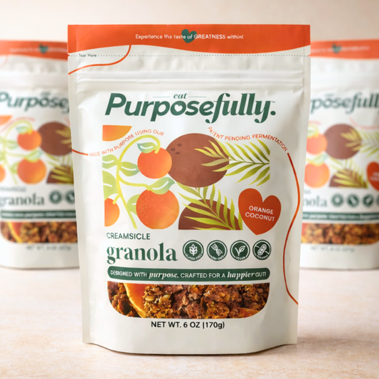 Orange Creamsicle Fermented Granola