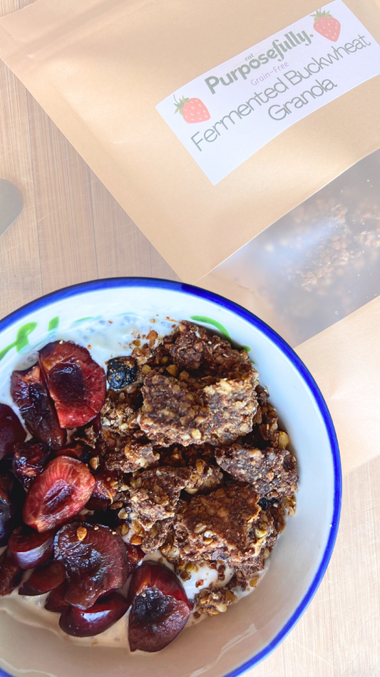 Blueberry Buckwheat Granola